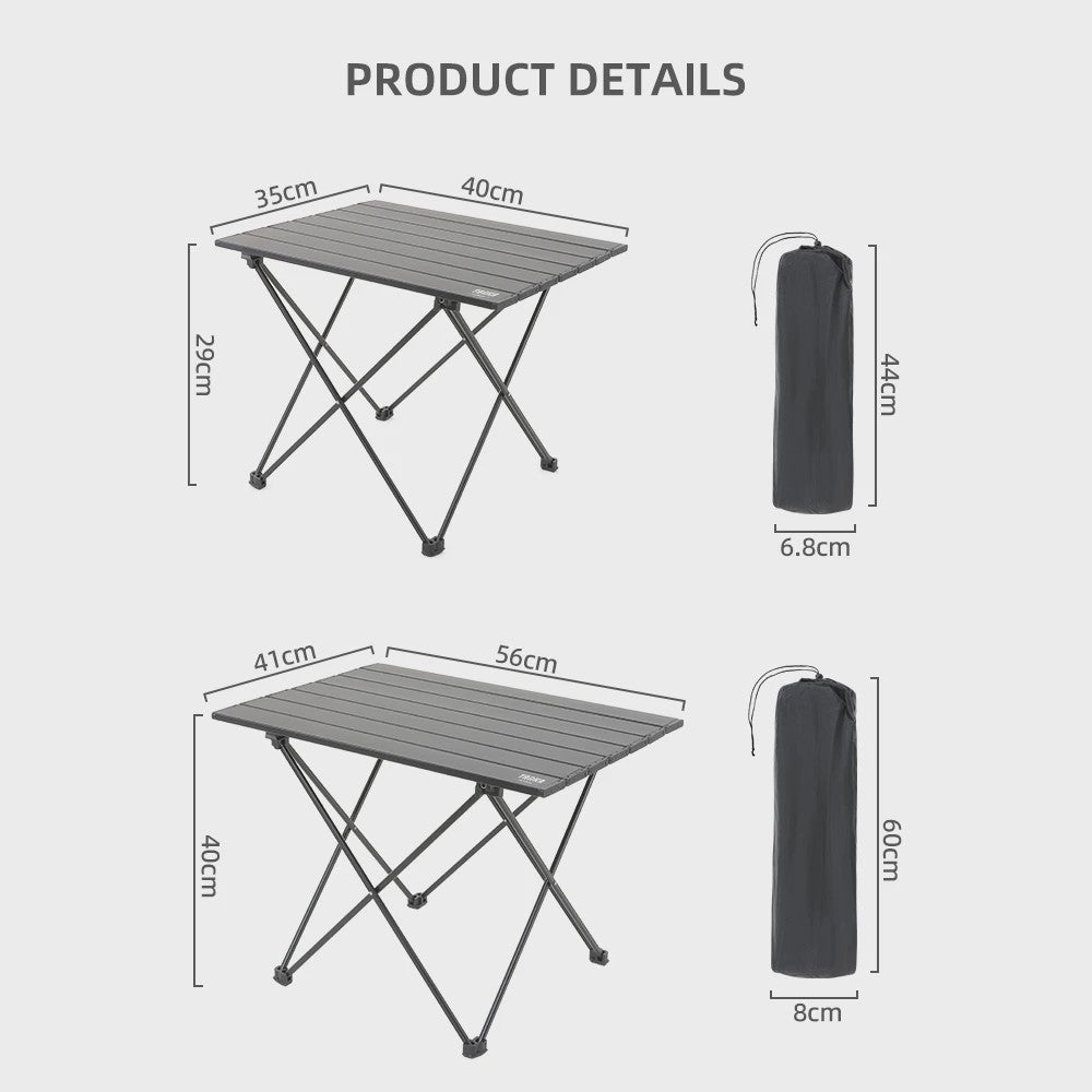Tarka Opvouwbare Aluminium Campingtafel - Lichtgewicht & Draagbaar