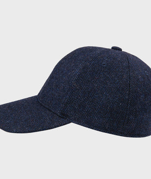 Herren Tweed Baseball Cap - Stijlvolle Wolmix Pet voor Heren