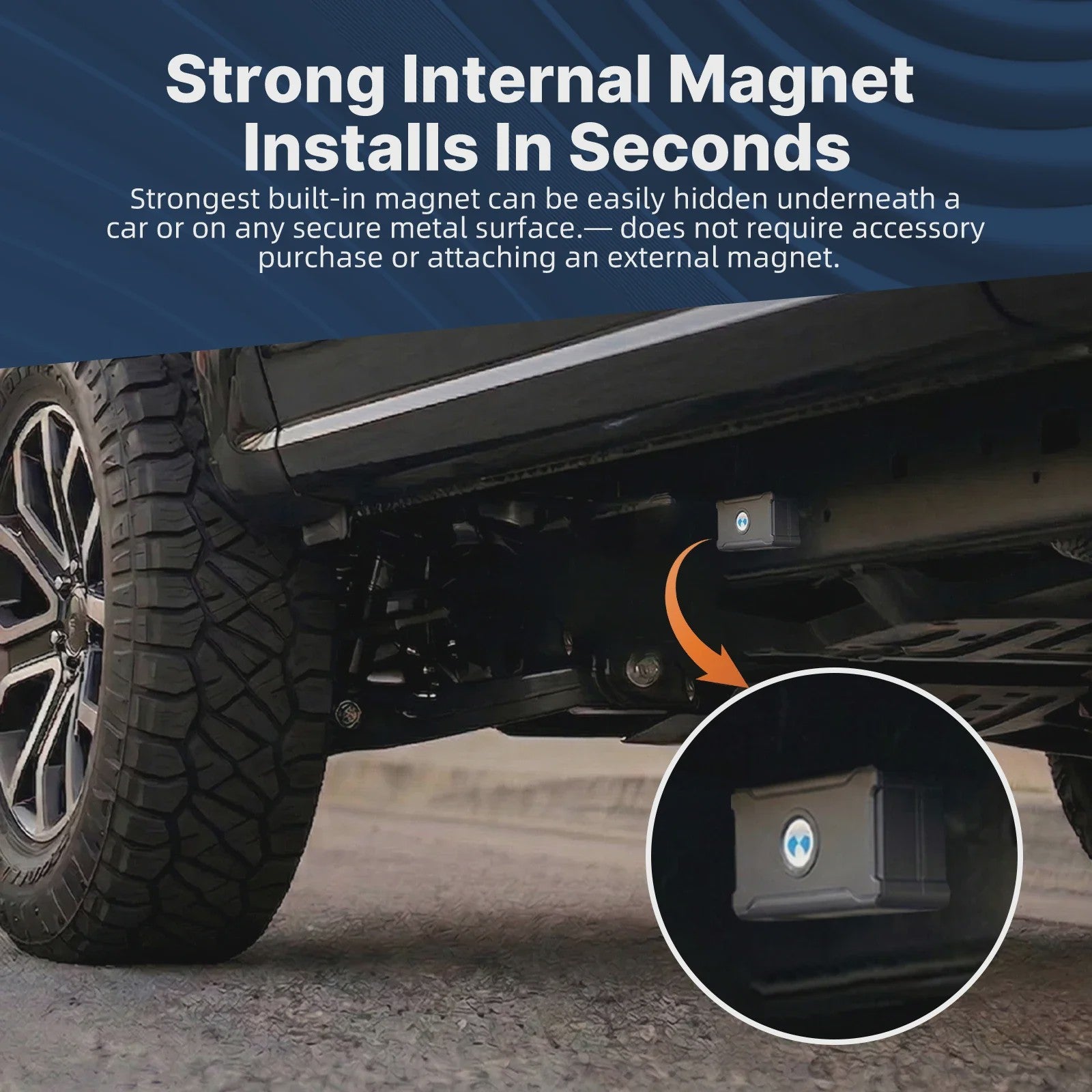 Mini GPS Tracker voor Auto, Motor & Vrachtwagen - Real-Time Anti-Diefstal Tracking met Magnetische Bevestiging