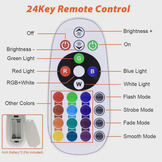 RGB LED Buitenlamp Floodlight 50W/100W/200W - Waterdicht IP66 - Tuin & Straatverlichting