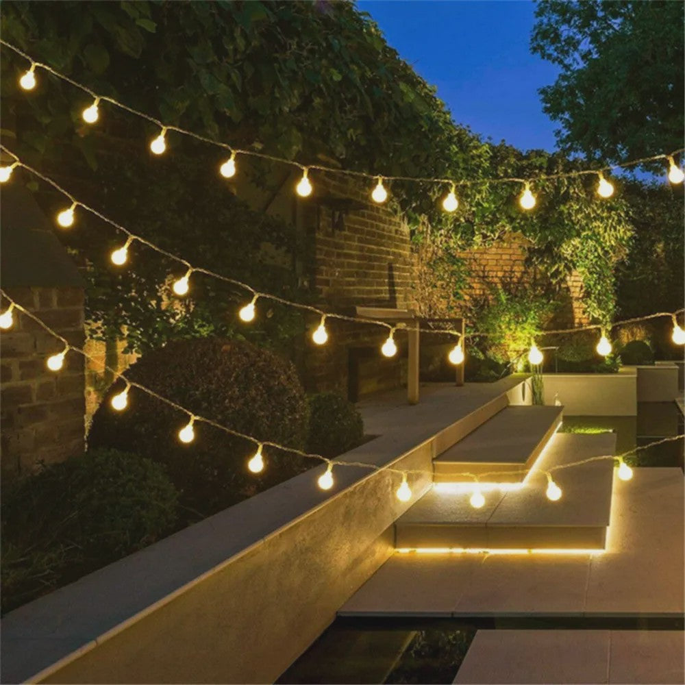 10M LED Bolletjes Lichtsnoer - USB & Batterij - Sfeerverlichting voor Tuin, Kerst, Slaapkamer & Feest