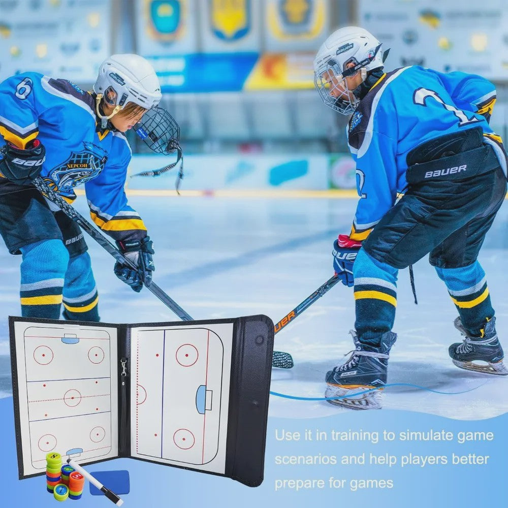 Magnetisch IJshockey Tactiekbord - Complete Coaching Set