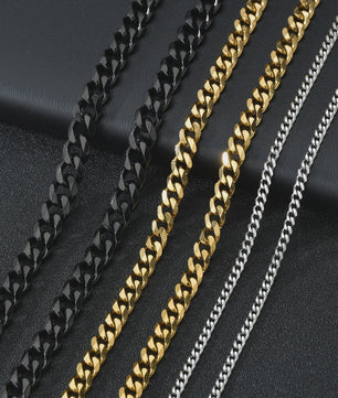 RVS Cuban Link Ketting - Klassiek Punk & Hip-Hop Design voor Heren en Dames