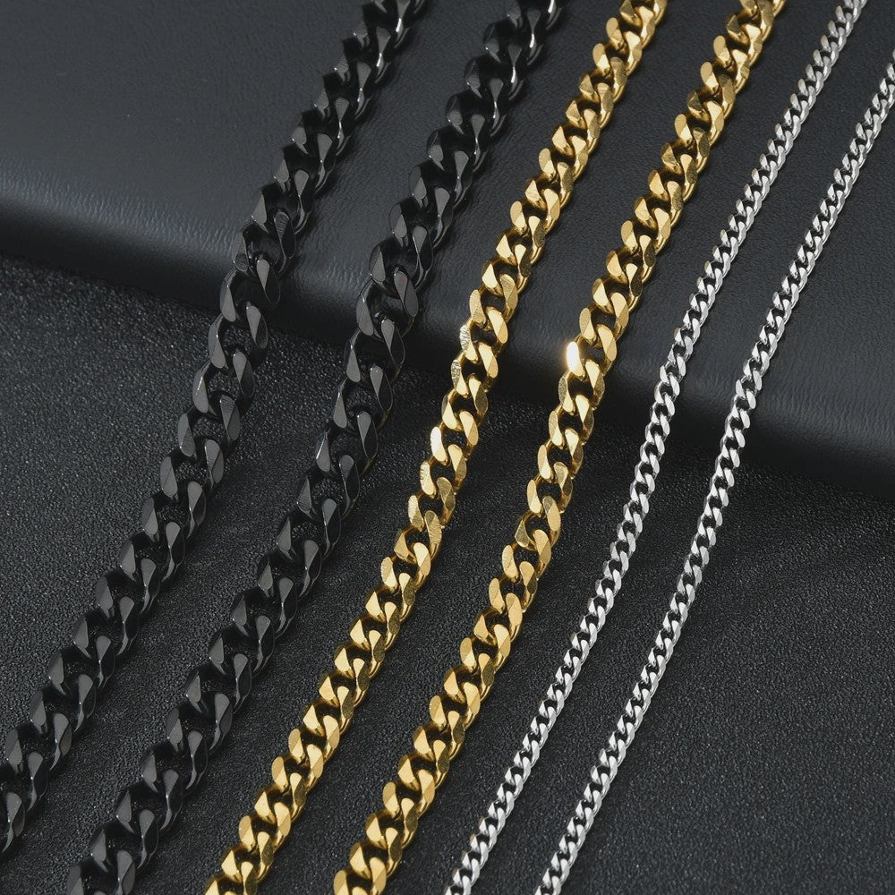 RVS Cuban Link Ketting - Klassiek Punk & Hip-Hop Design voor Heren en Dames