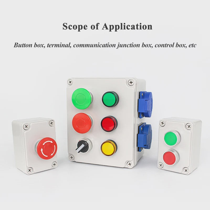 Waterproof Plastic Enclosure Box Electronic Electrical Project Box ABS Outdoor Junction Box Housing IP67 Project Instrument Case