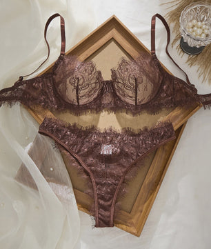 Luxe kanten bh en slip set - Naadloos en comfortabel