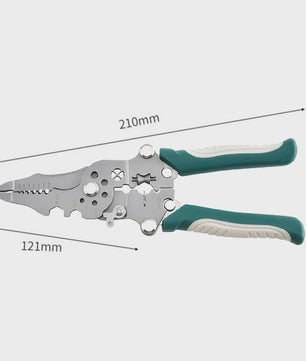 18-in-1 Multifunctionele Tang: Draadstripper, Krimper & Knipgereedschap