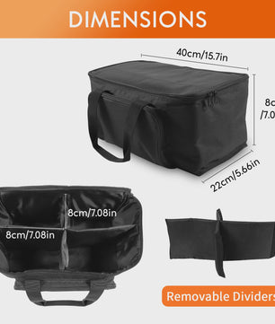 Waterdichte Opbergtas voor 4 Par Lights - Stage Verlichting Tas