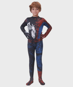 Kinder Superhero Spider-Man Onesie - Feestelijk Verkleedkostuum voor Kinderen