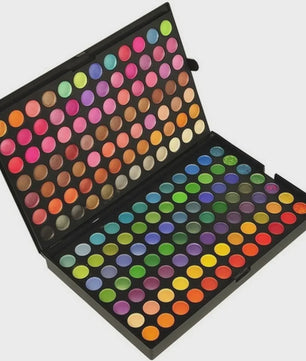 Professioneel 120 Kleuren Oogschaduw Palette - Matte, Glitter & Waterproof