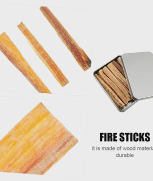 Fatwood Fire Starter Sticks - Natuurlijke Aanmaakhoutjes voor Buiten & Survival