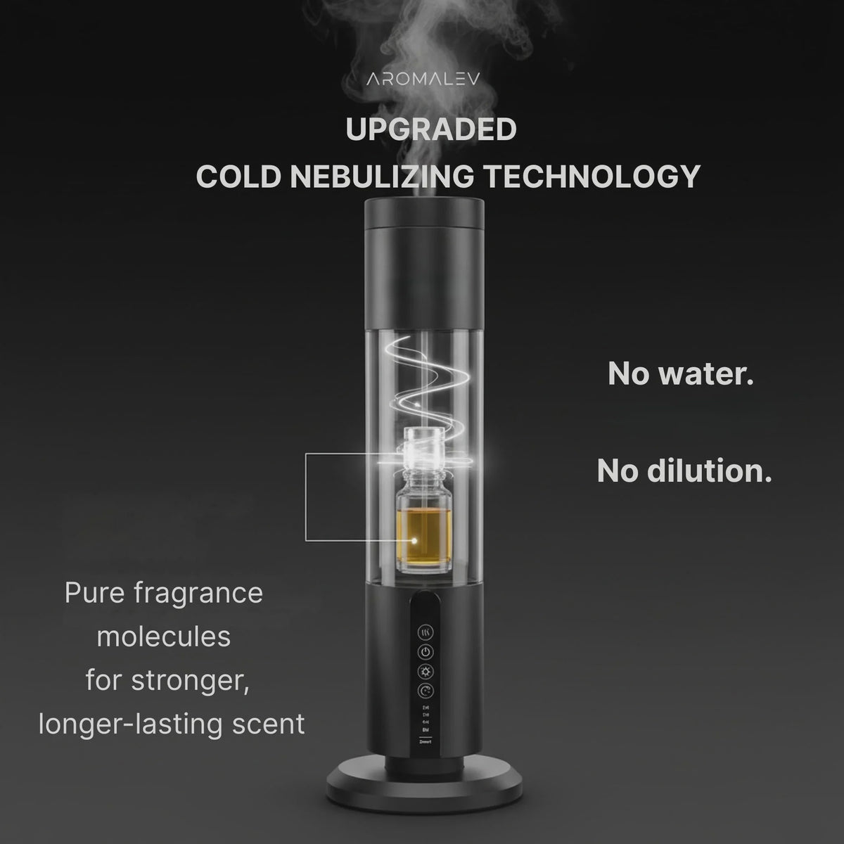 Draadloze Etherische Olie Diffuser met Bluetooth & Oplaadbaar - Koude Lucht Aromatherapie