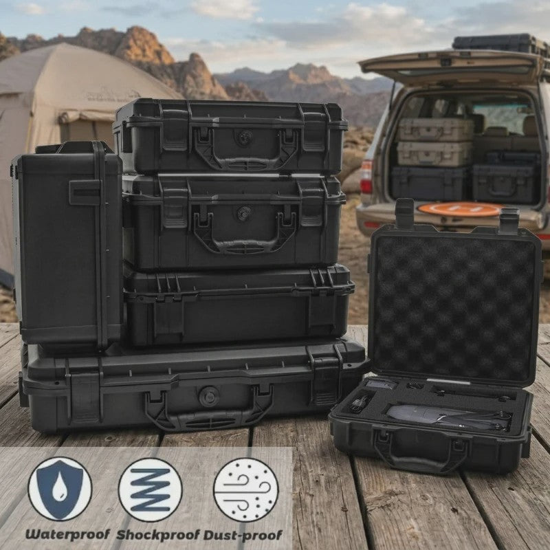 Robuuste Hardcase Gereedschapskoffer met Schuim – Schok- en Waterdicht
