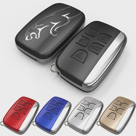 Luxe Sleuteletui voor Jaguar 5-knops Smart Remote - Duurzaam & Stijlvol