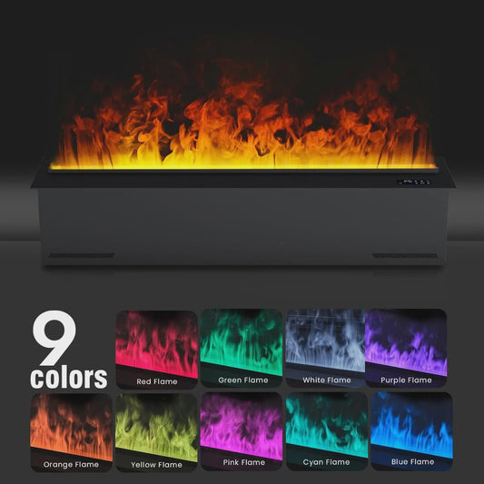 3D Water Mist Sfeerhaard met Afstandsbediening en App Bediening - Realistische Vlammen