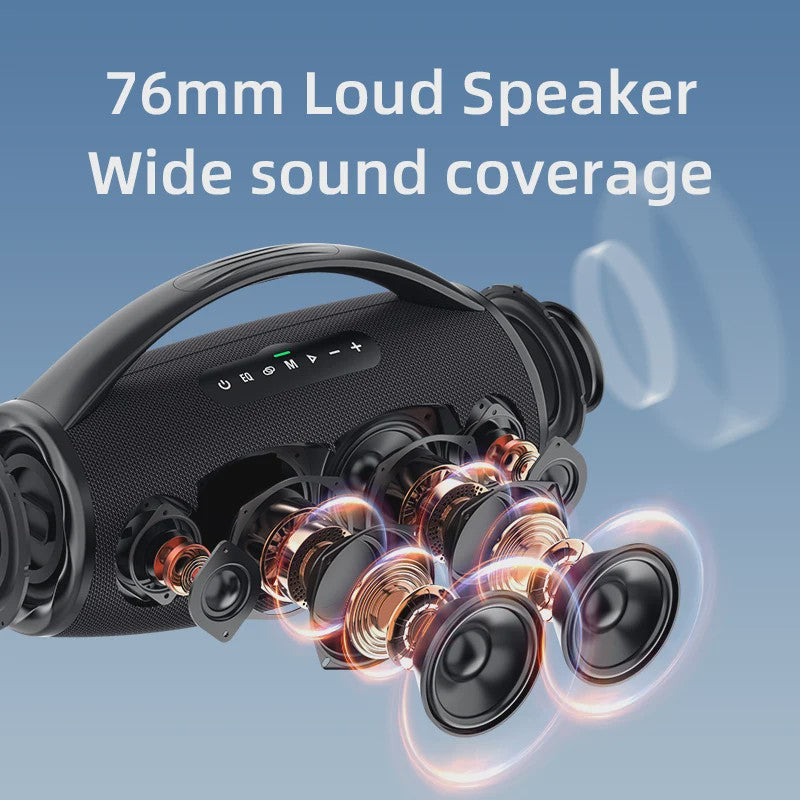 Zealot S97 Karaoke Speaker met 2 Draadloze Microfoons - Draagbaar Bluetooth Geluidssysteem