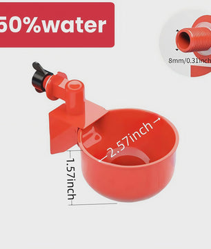 50x Automatische Kippen Drinkbakjes - Efficiënte Waterdispenser voor Pluimvee