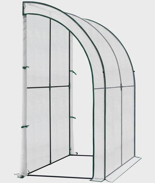 WOLTU Folie Kas Leunend 200x210x100cm - PE Tarpaulin met Roldeuren