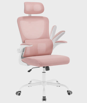 Ergonomische Bureaustoel Mesh met Hoofdsteun en Kantelfunctie - Comfortabel Werken