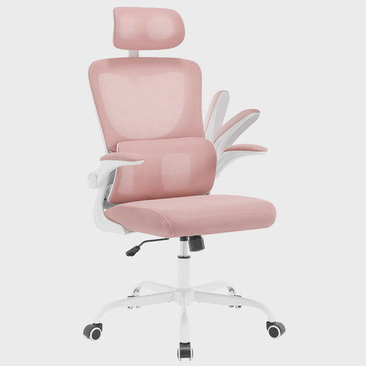 Ergonomische Bureaustoel Mesh met Hoofdsteun en Kantelfunctie - Comfortabel Werken