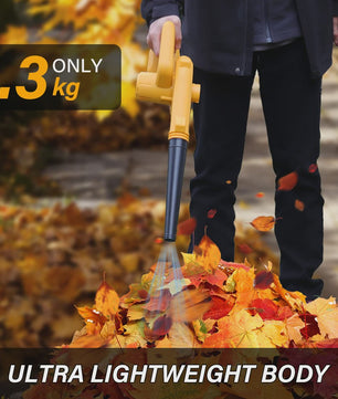 HILDA Accu Bladblazer & Stofzuiger 2-in-1 - Krachtig 21V Gereedschap voor Tuin en Werkplaats