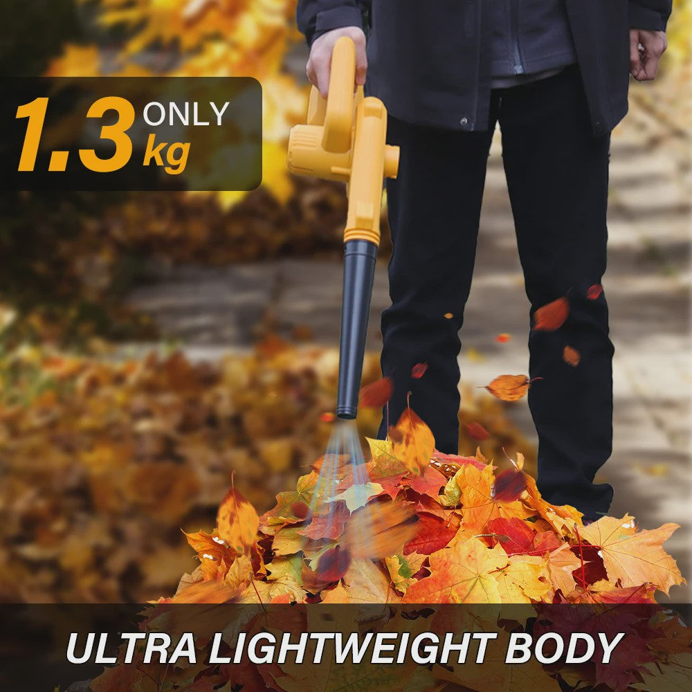 HILDA Accu Bladblazer & Stofzuiger 2-in-1 - Krachtig 21V Gereedschap voor Tuin en Werkplaats