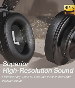 OneOdio Fusion A70 Draadloze Koptelefoon - Hi-Res Audio, 72u Batterij, Studio & DJ