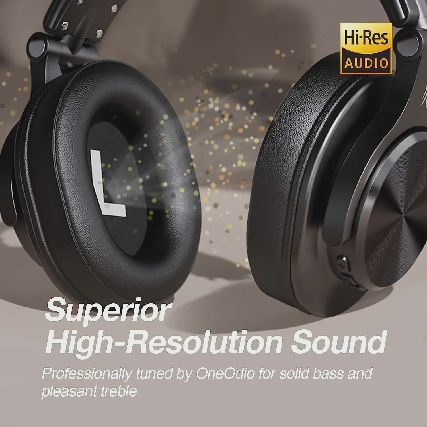 OneOdio Fusion A70 Draadloze Koptelefoon - Hi-Res Audio, 72u Batterij, Studio & DJ