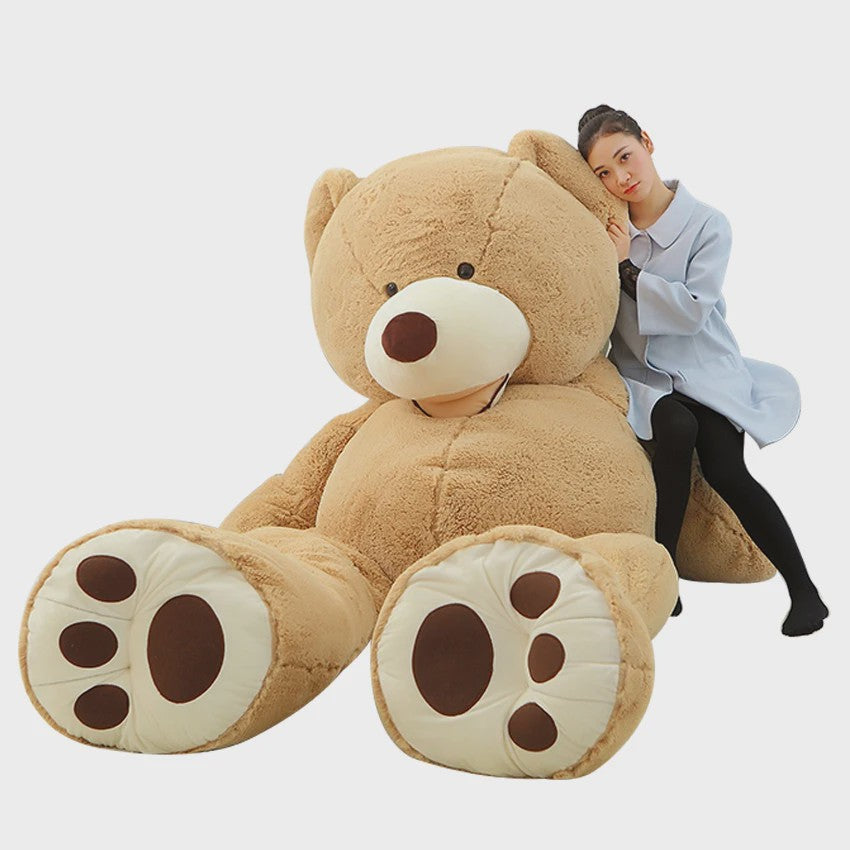 Reusachtige Knuffelbeer Pluche - 100-260cm Ongevuld - Zacht & Groot - Cadeau voor Kinderen