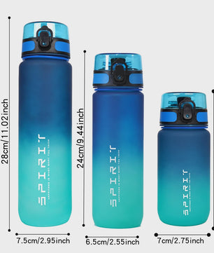 Gradient Waterfles - 1000ml, 750ml, 600ml - Ideaal voor Sport, Outdoor & Cadeau