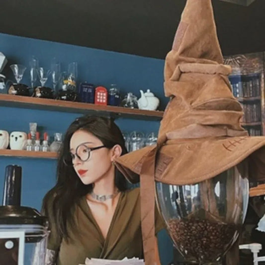 Magische Tovenaars Heks Hoed - Cosplay & Halloween Kostuum Accessoire