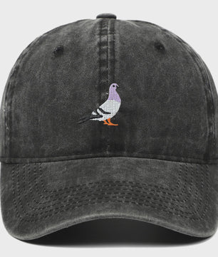 Baseballpet met Duivenborduring - Casual Mode voor Alle Seizoenen