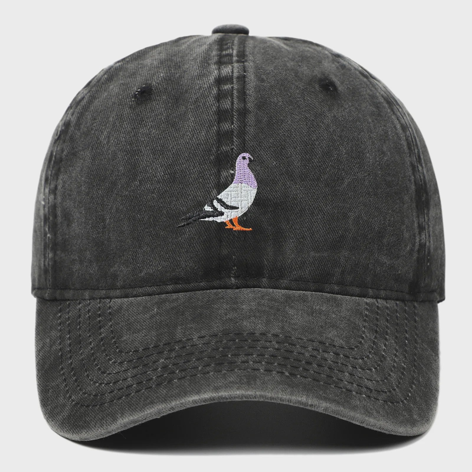 Baseballpet met Duivenborduring - Casual Mode voor Alle Seizoenen