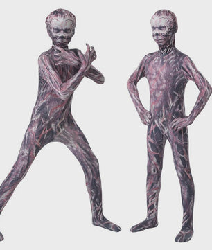 Vecna Cosplay Jumpsuit voor Kinderen - Halloween & Feestkostuum
