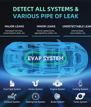 Professionele Rookmachine & Lekdetector voor Auto's - EVAP Systeem Diagnose