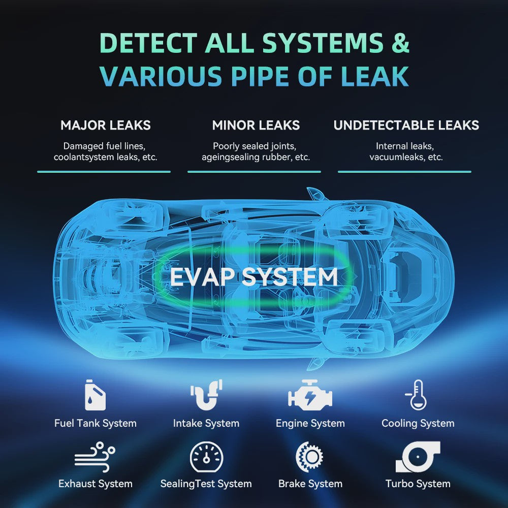 Professionele Rookmachine & Lekdetector voor Auto's - EVAP Systeem Diagnose