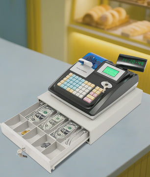 Elektronische Kassaregister met 48 Toetsen en LED Display - Ideaal voor Horeca & Winkels