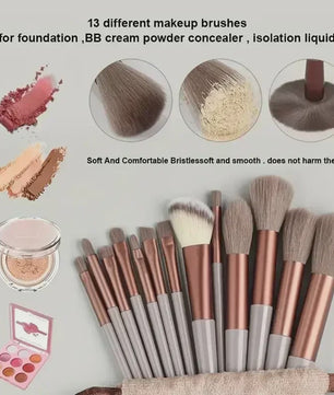 Professionele Make-up Kwasten Set: Zachte Kabuki & Blending Penselen voor Foundation, Poeder, Oogschaduw - Beauty Tools Kit