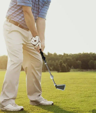 Golf Swing Trainer met Ritme Geluid - Verstelbare Grip & Tempo Oefenhulp