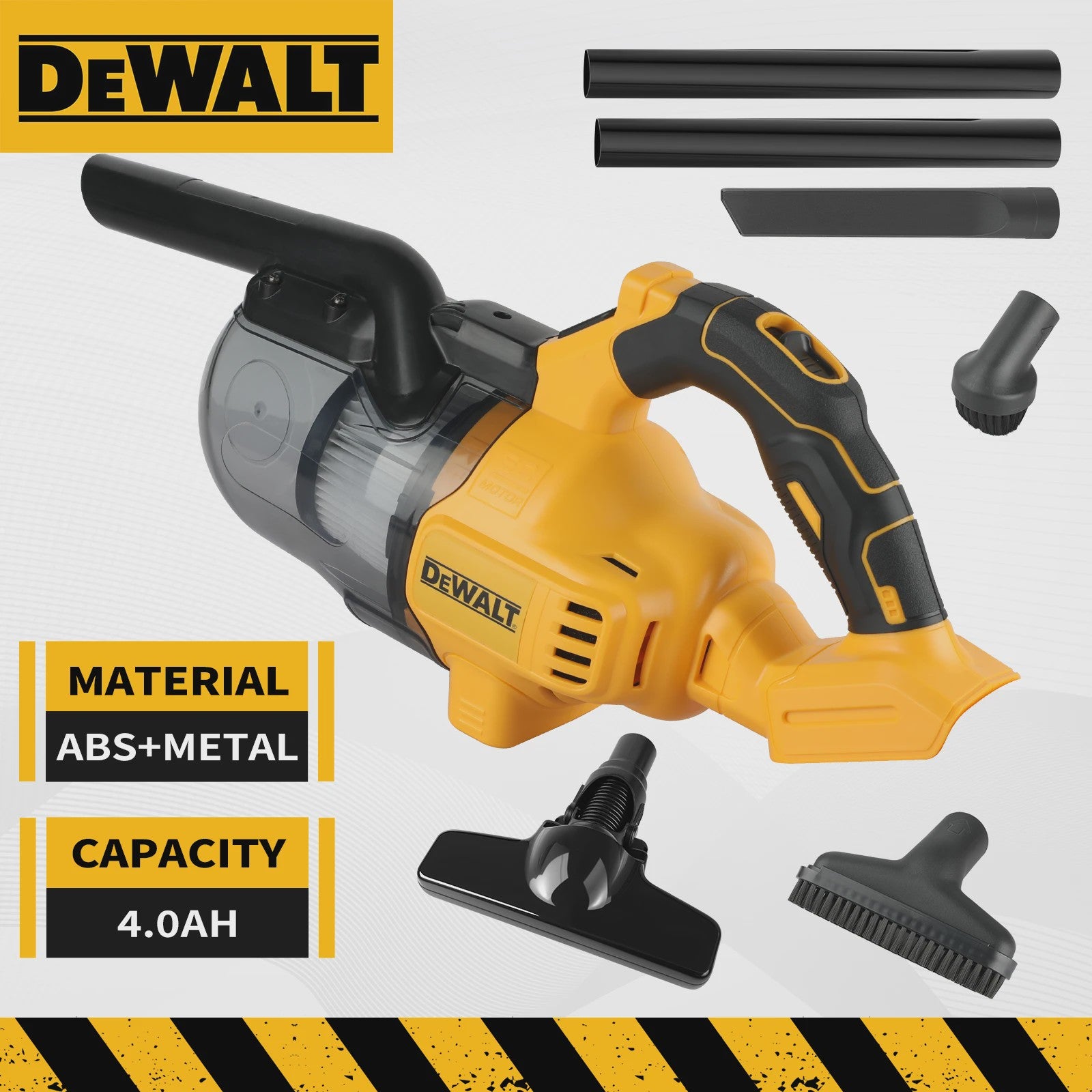 DeWalt DCV501 Snoerloze Accu Kruimeldief - Krachtige Handstofzuiger voor Nat & Droog Gebruik