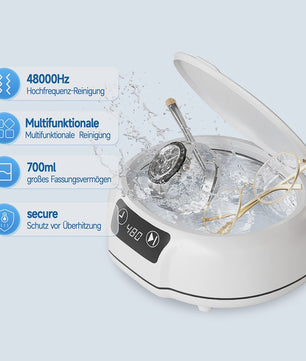 KUNPHY Ultrasone Reiniger 600ml - Voor Brillen, Sieraden & Gebitsreiniging