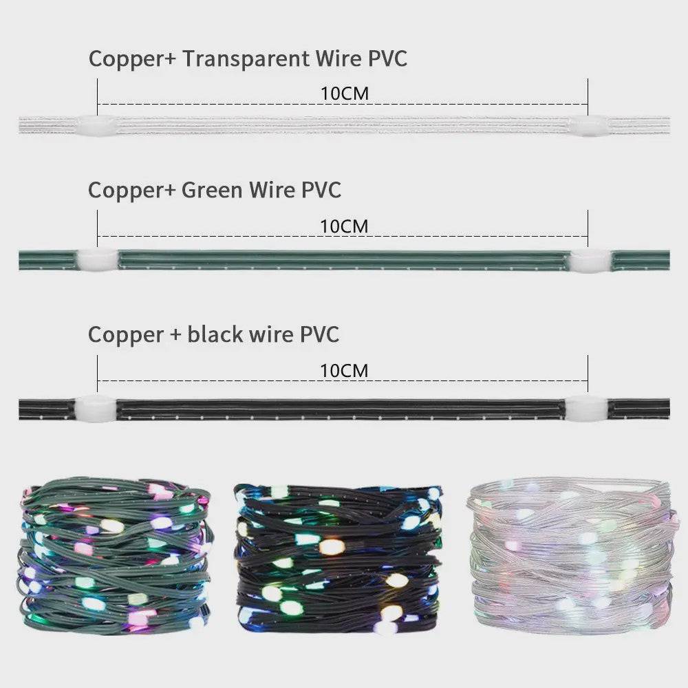 WS2812B Adressable RGB LED Stringverlichting met USB Controller - Waterdicht & App Bedienbaar