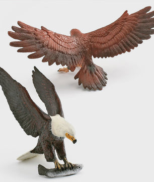 Realistische Roofvogel Figuren Set: Adelaar, Gier & Secretarisvogel - Educatief Speelgoed