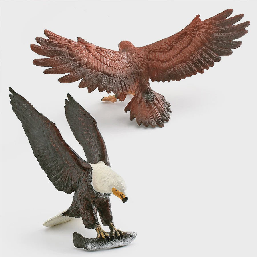 Realistische Roofvogel Figuren Set: Adelaar, Gier & Secretarisvogel - Educatief Speelgoed
