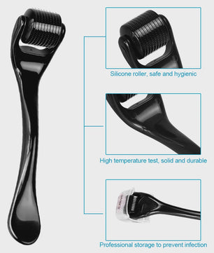 Derma Roller DRS 540 Titanium Micro Needling Roller voor Gezicht, Haar en Baardgroei