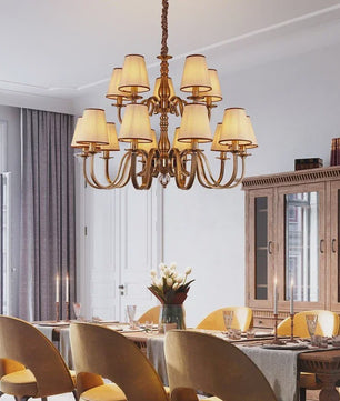 Luxe Klassieke LED Kroonluchter - Sfeervolle Verlichting voor Woonkamer, Eetkamer & Slaapkamer