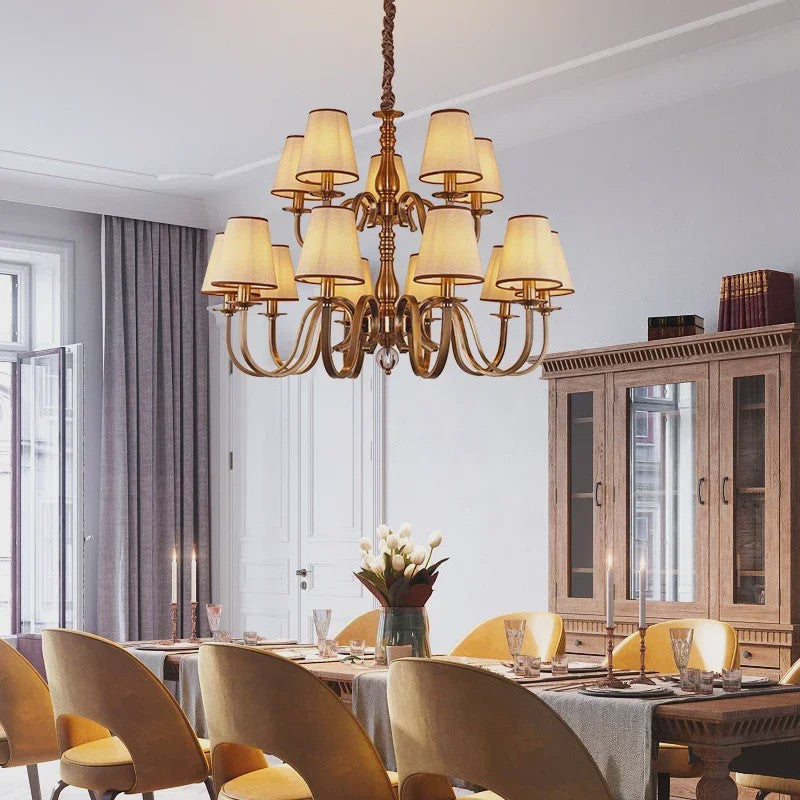 Luxe Klassieke LED Kroonluchter - Sfeervolle Verlichting voor Woonkamer, Eetkamer & Slaapkamer