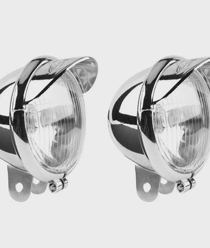 Universele Motor Koplamp - Chrome Auxiliary Light voor GN125 & Motoren
