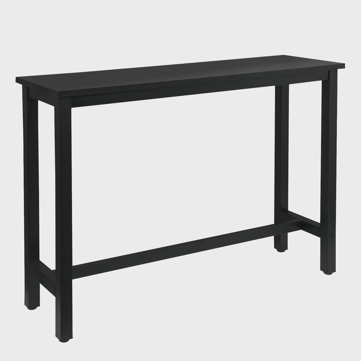 WOLTU Bartafel Keukentafel met Voetensteun - 140x40x100 cm - Wit