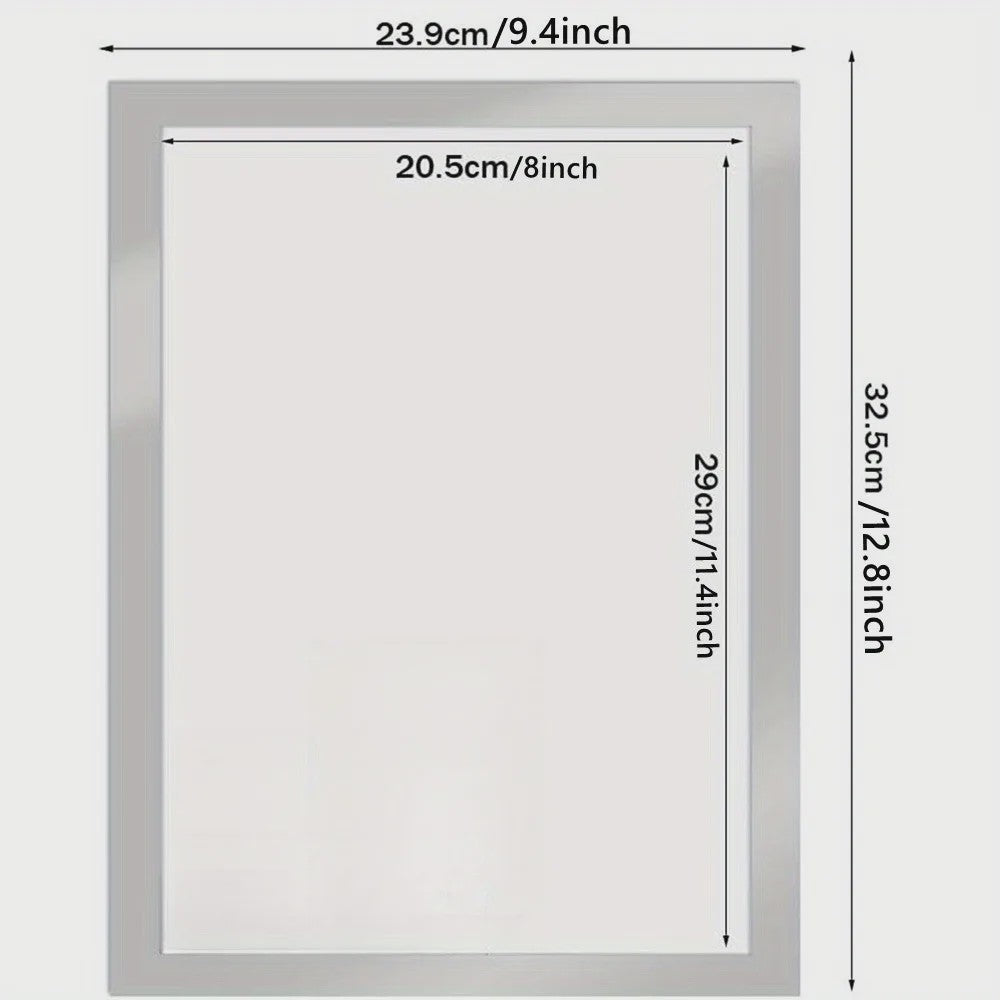 10x Zelfklevende Magnetische Fotolijsten A4 - Flexibel & Herpositioneerbaar